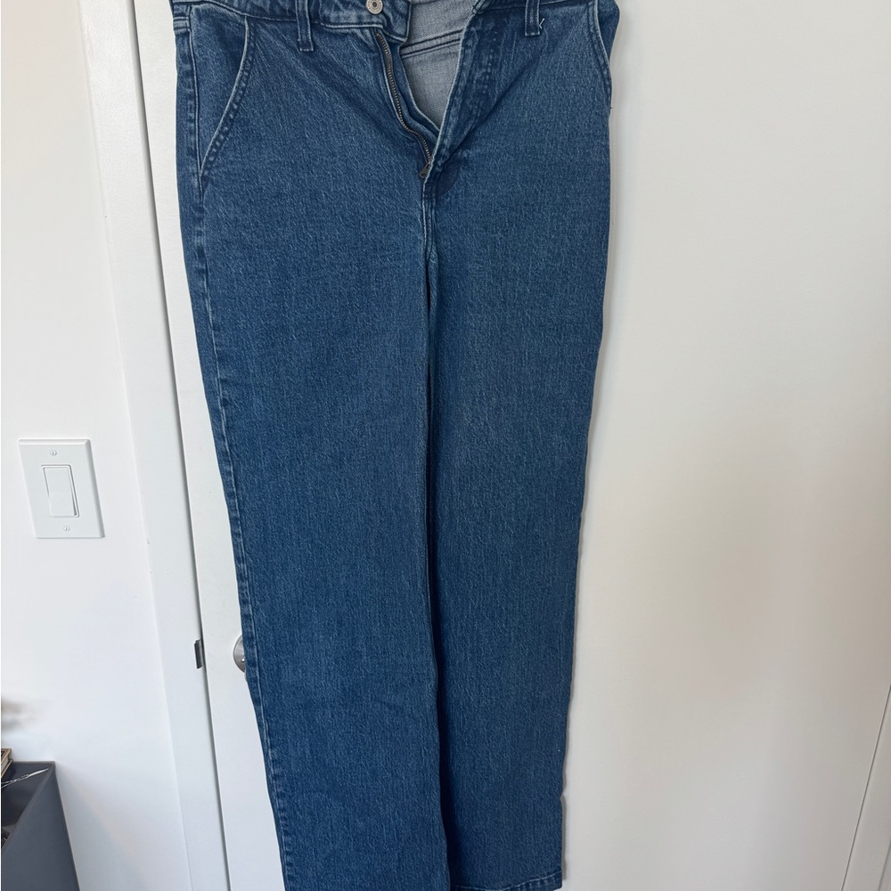 Abercrombie & Fitch High Rise 90s relaxed Blue Jeans